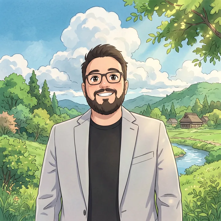 Illustrated portrait of Dan Boyles