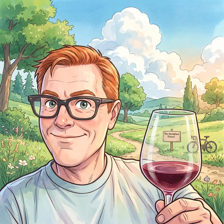 Illustrated portrait of Mike Stead